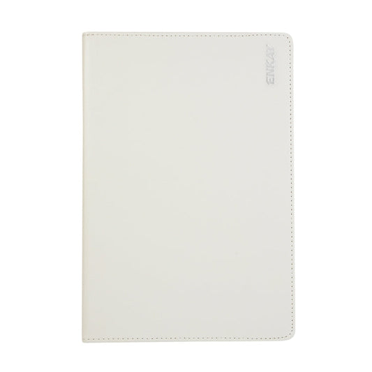 Étui en cuir ENKAY 360 degrés avec texture Litchi et support pour Samsung Galaxy Tab S6 10.5 T860 / T865 (blanc)