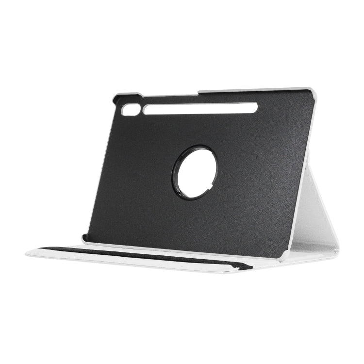 Étui en cuir ENKAY 360 degrés avec texture Litchi et support pour Samsung Galaxy Tab S6 10.5 T860 / T865 (blanc)
