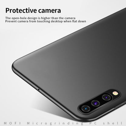 Pour Galaxy A50 MOFI Coque rigide ultra-mince en PC givré (or)
