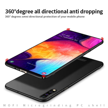 Pour Galaxy A50 MOFI Coque rigide ultra-mince en PC givré (or)