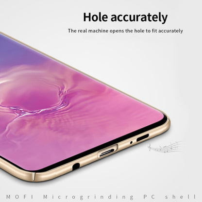 For Galaxy S10 MOFI Frosted PC Ultra-thin Hard Case(Black)