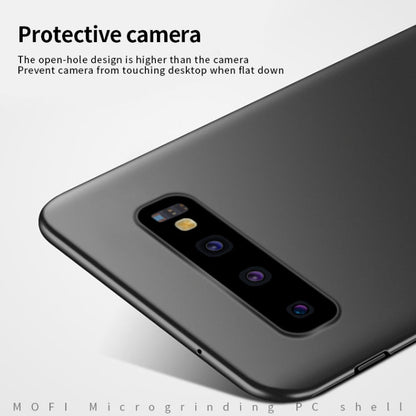Pour Galaxy S10+ MOFI Coque rigide ultra-fine givrée en PC (rouge)