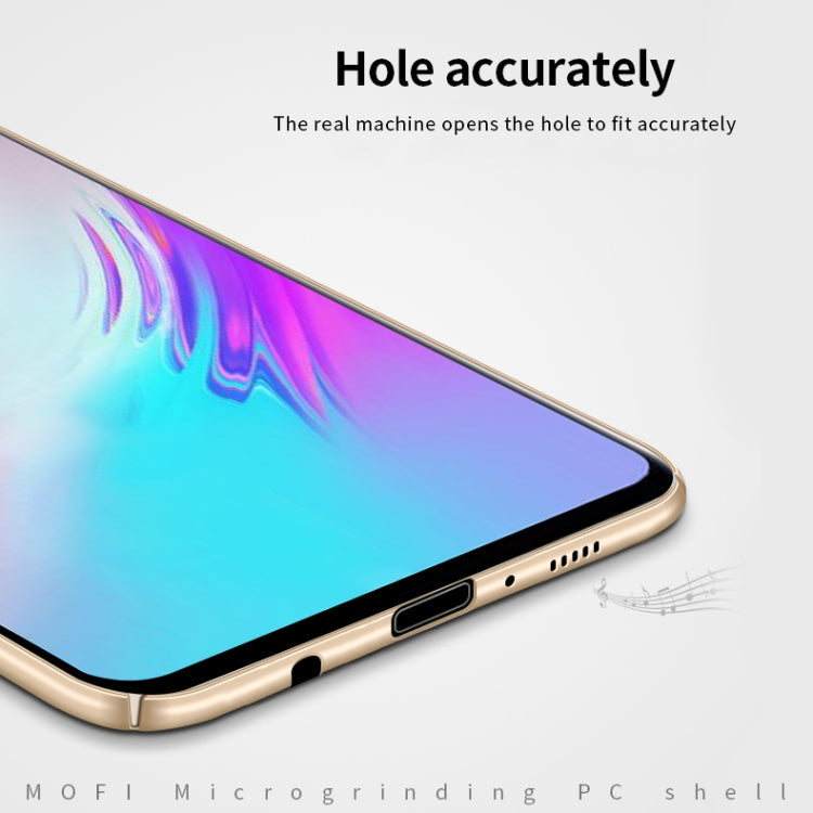 For Galaxy S10 5G MOFI Frosted PC Ultra-thin Hard Case(Black)
