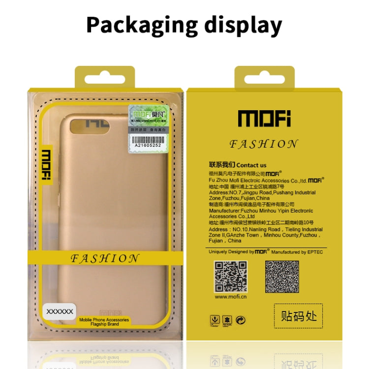 For Galaxy S10 5G MOFI Frosted PC Ultra-thin Hard Case(Black)