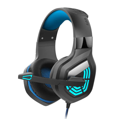 G7 LED Light Gaming Headset USB Stereo Surround Wired Headphone with Noise Reduction Mic Earphones for Computer PC Gamer