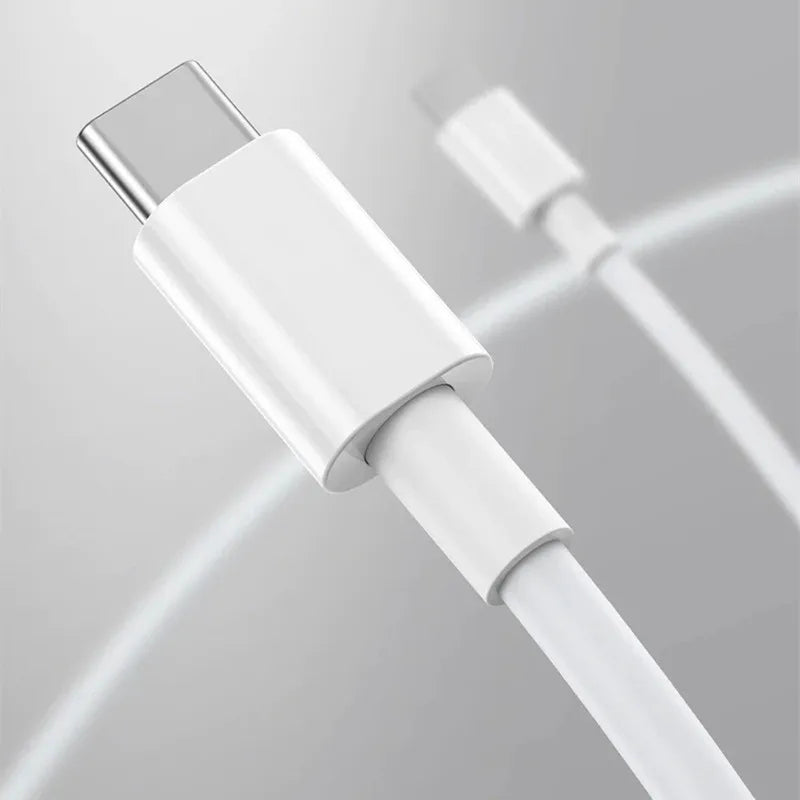 0.2m 1m 2m 3m 30W 100W Double Type C PD Quick Fast Charge Cable For Apple iPhone 15 Pro Max iPad Samsung HUAWEI USB-C To C Line