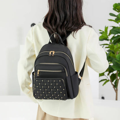 Sac à Dos Mode Femme, Sacs à Dos en Nylon de Haute Qualité, Grand Sac de Voyage pour Femmes, Grands Cartables pour Filles Adolescentes, Sac à Bandoulière
