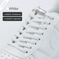 1Pair Elastic Tieless Shoelaces Shoe Laces No Tie Shoelace for Kids and Adult Sneakers Quick Lazy Metal Lock Laces Shoe Strings