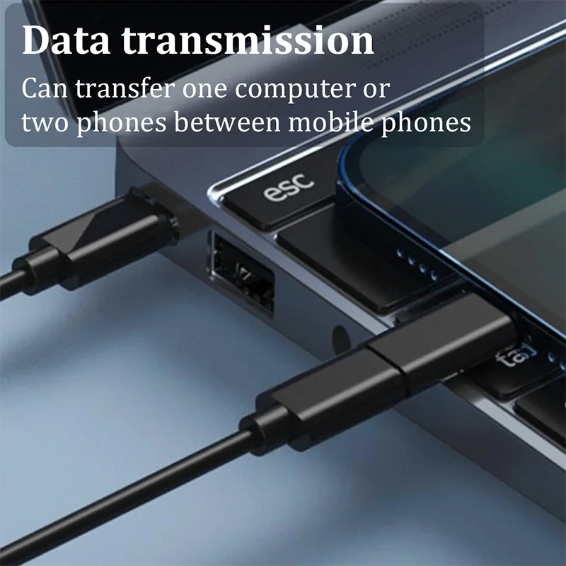 Kit de câbles adaptateurs de charge USB multi Type C vers C 60W, ensemble de conversion USB C vers Lightning, USB A et Type C vers Micro/Type C/Lightning