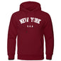 NEW YORK Letter U.S.A City Print Hoody Men Fashion Casual Long Sleeves Hooded Loose Oversize Pullover Hoodie Street Sweatshirt