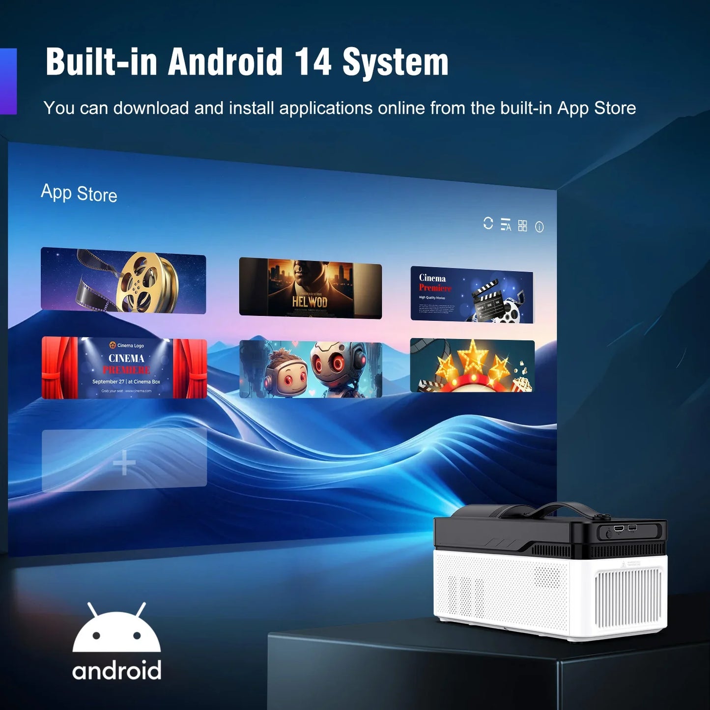 Magcubic HY450 8K Ultra Short Throw Projector