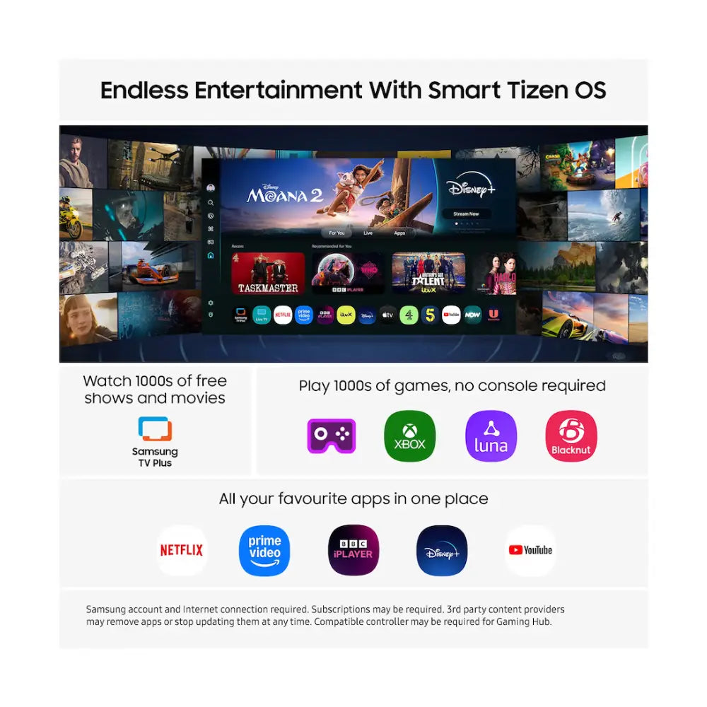Samsung QE55Q7FA, 55 Inch QLED Q7F AI Smart TV