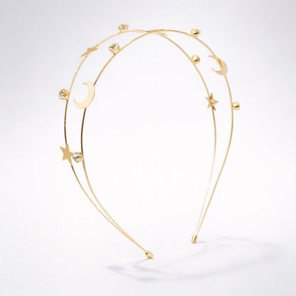 Sasha Moon & Star Headband | Gold
