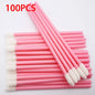 100PCS Disposable Lip Brush Makeup Brushes Eyelashes Extension Applicator Lipstick Wands Set Cosmetic Colourful Make Up Tools