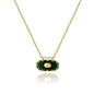 YACHAN 18K Gold Plated Stainless Steel Pendant Necklaces for Women Trendy Colorful Acrylic Charm Y2K Jewelry