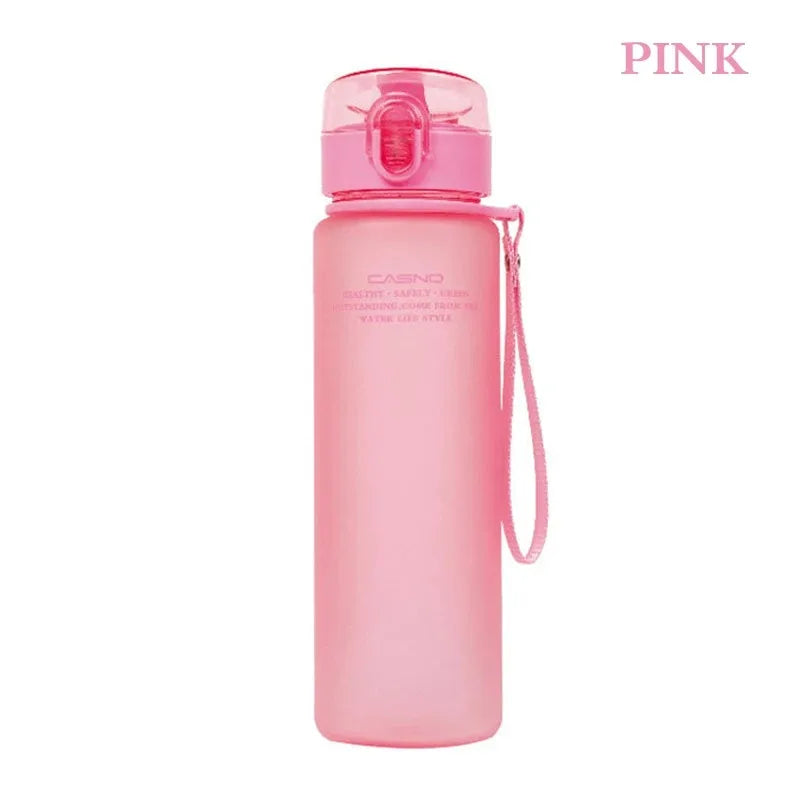 400/560ml Water Bottle Sport Frosted Tour Outdoor Leak Proof Seal Child School Water Bottles for Girl Drinkware Water Bottles
