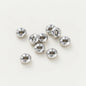 14K/18K Gold Plated 10-30Pcs 3/4/5/6/8mm Spacer Beads for DIY Necklace Bracelet Jewelry Making Supplies Accessories Wholesale