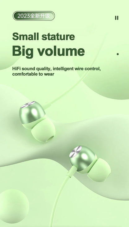 Type C Headphones For Samsung Galaxy S24 S23 S21 S22 Ultra Wired Earphones A53 A52 A34 A54 Note 20 5G 3.5mm Jack Earbud Headset