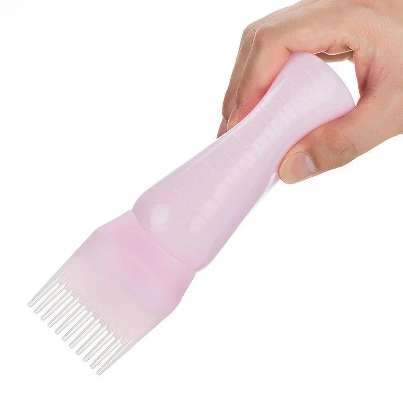 3pcs180ml Hair Oil Applicator Bottle Repeatable Filling Bottle Oil Applicator Bottle for Hair Professional Hairdressing Tools