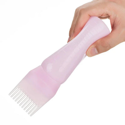 3pcs180ml Hair Oil Applicator Bottle Repeatable Filling Bottle Oil Applicator Bottle for Hair Professional Hairdressing Tools