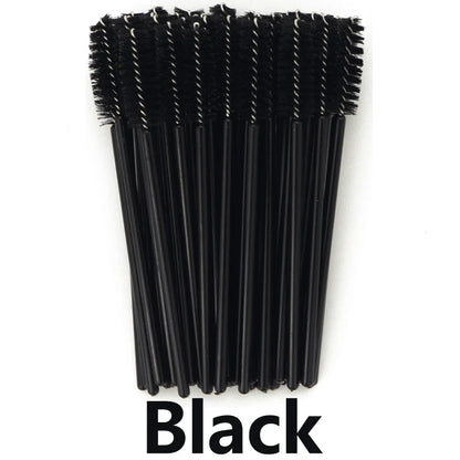 ANNAFRIS 50Pcs  Disposable Eyelash  Brush Soft Head Crystal Eyebrow Brush Lash Extension Brush  Mascara Wand Makeup Tool