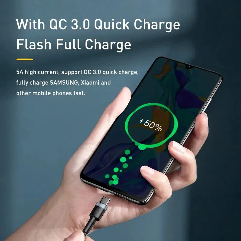 Xiaomi PD 120W Super Charging For Samsung S24 USB C TO USB Type C Cable For iPhone 15 Plus Pro Max Xiaomi 14 Quick Fast Charger