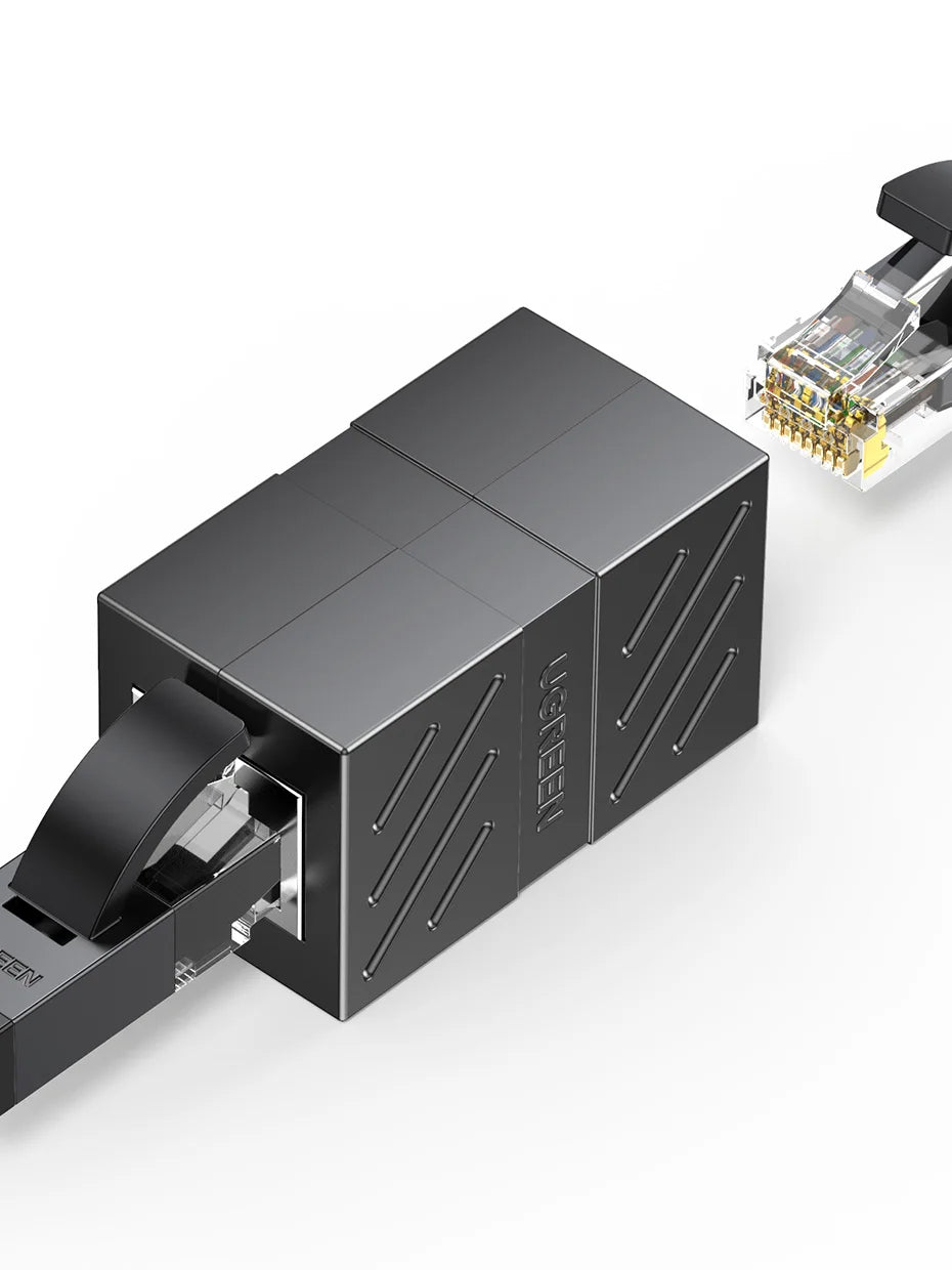 UGREEN Connecteur RJ45 Rallonge Réseau Ethernet pour Câble Ethernet Cat7 Cat6 Cat5e Adaptateur Gigabit Femelle à Femelle