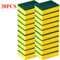 30/5pcs Magic Cleaning Sponges Double-sided Reusable Kitchen Sponge Wipes Pan Pot Dishwashing Scouring Pads Brush Clean Tools