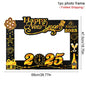 2025 Crown Number Foil Balloons Happy New Year Eve Party Decoration Photo Booth Props Supplies Christmas Home Decor Navidad 2024