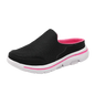 2024 Summer new breathable mesh shoes outdoor non-slip walking shoes comfortable sandals men half slippers casual loafers 35-48