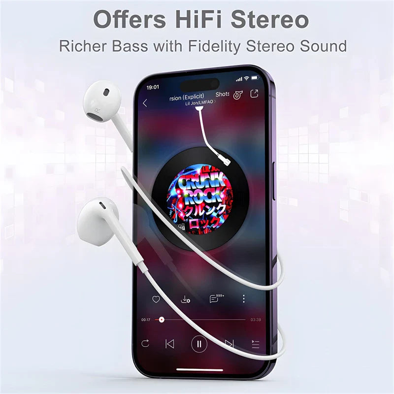 Original Type C Wired Headphone For Xiaomi Mi 14 13 12 Pro Ultra Lite 3.5MM Earphone Redmi Poco Huawei Samsung Earbuds Headset