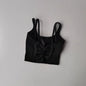 Women's Sports Bras Fitness Top, Sexy Lingerie, Push Up Fixed Pad, Yoga Bra, Back knotted Underwear, Running Vest, Gym Tops