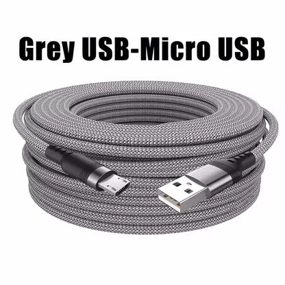 Universal USB Type C Cable 5A Super Fast Charge Cable 3m 5m 8m USB C Extend Data Cable For iphone 15 Samsung Huawei Xiaomi PS4/5