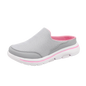 2024 Summer new breathable mesh shoes outdoor non-slip walking shoes comfortable sandals men half slippers casual loafers 35-48
