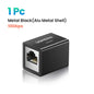 UGREEN Connecteur RJ45 Rallonge Réseau Ethernet pour Câble Ethernet Cat7 Cat6 Cat5e Adaptateur Gigabit Femelle à Femelle