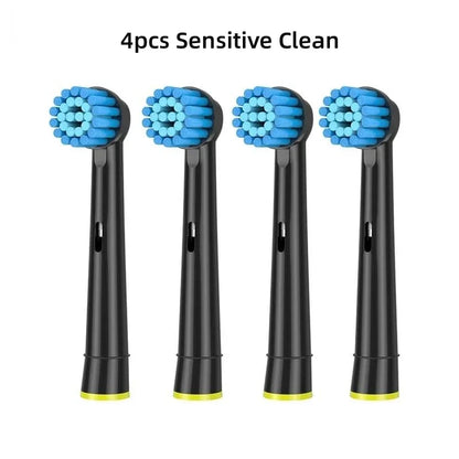 4/8PCS Replacement Brush Heads for Oral B Electric Toothbrushes Floss Cross Action 3D Pro White Precision Standard Daily Clean