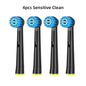 4/8PCS Replacement Brush Heads for Oral B Electric Toothbrushes Floss Cross Action 3D Pro White Precision Standard Daily Clean