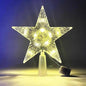 15/18cm Christmas Decoration LED Star Light Christmas Tree Pendant Ornaments for Home Decor Navidad New Year 2025 Gift Accessory