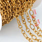 1M NO FADE Stainless Steel Square Link Chain for DIY Necklace Bracelet 6.5mm Rolo Cable Link Chains Jewelry Making Supplies Bulk