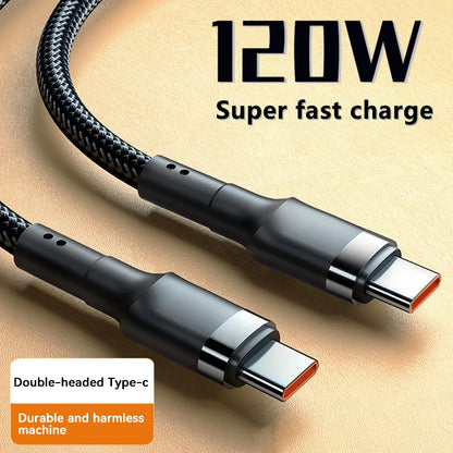 Xiaomi PD 120W Super Charging For Samsung S24 USB C TO USB Type C Cable For iPhone 15 Plus Pro Max Xiaomi 14 Quick Fast Charger