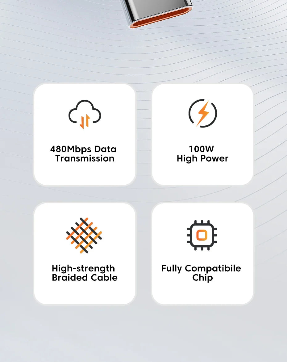 Toocki USB Type C Cable 100W Fast Charging 6A Type C Cable for Xiaomi Huawei P30 P40 Samsung POCO Realme Oneplus Data Wire
