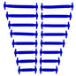 16pcs/lot Silicone Shoelaces No Tie Shoelaces 12 colors Elastic Lace Shoelace Creative Lazy Silicone Laces Rubber Lace