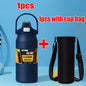 1500ML Stainless Steel Thermo Bottle Portable Thermos Large Capacity Thermo Water Bottle Tumbler Thermoses Outdoor Vacuum Flasks