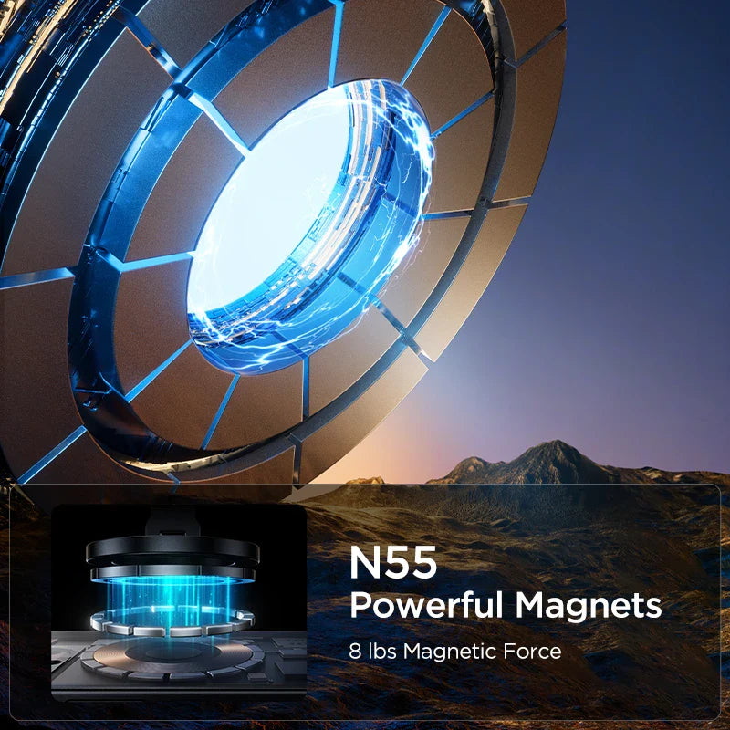 Joryoom Foldable Magnetic Car Phone Holder Mount Universal Strong Phone Mount For Car Samsung Huawei For iPhone 15 14 13 Pro Max