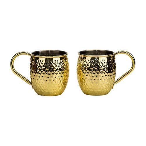Lot de 2 verres Moscow Mule dans un coffret cadeau 1 pièce