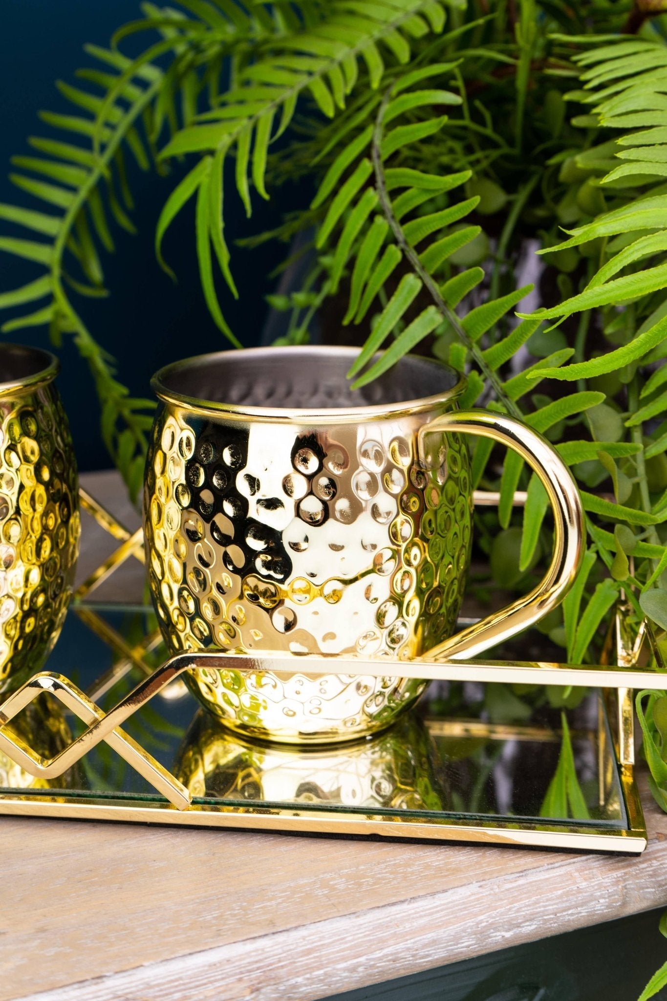 Lot de 2 verres Moscow Mule dans un coffret cadeau 1 pièce