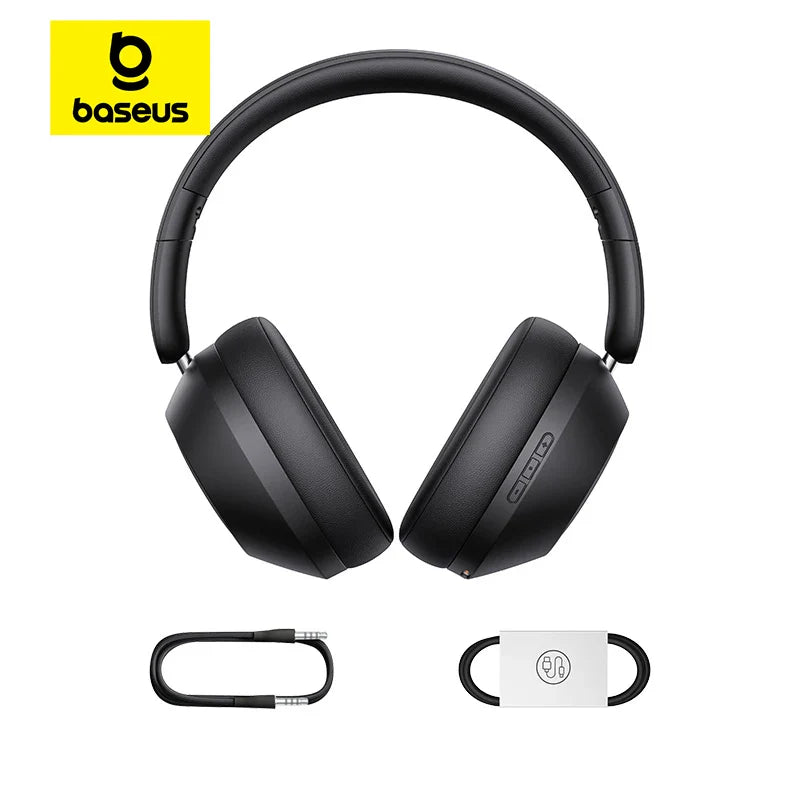 Casque Bluetooth sans fil Baseus Bass 30 Max – Bluetooth 5.3 – Écouteurs supra-auriculaires à diaphragme de 40 mm avec basses renforcées et latence ultra-faible – Autonomie 50h
