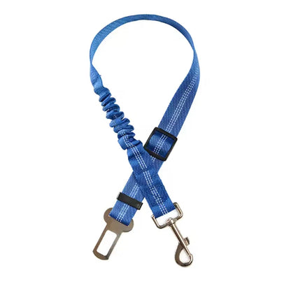 Dog Car Safety Belt Dog Safety Belt with Damping Belt and Reflective Line Adjustable Length Suitable Any Dog