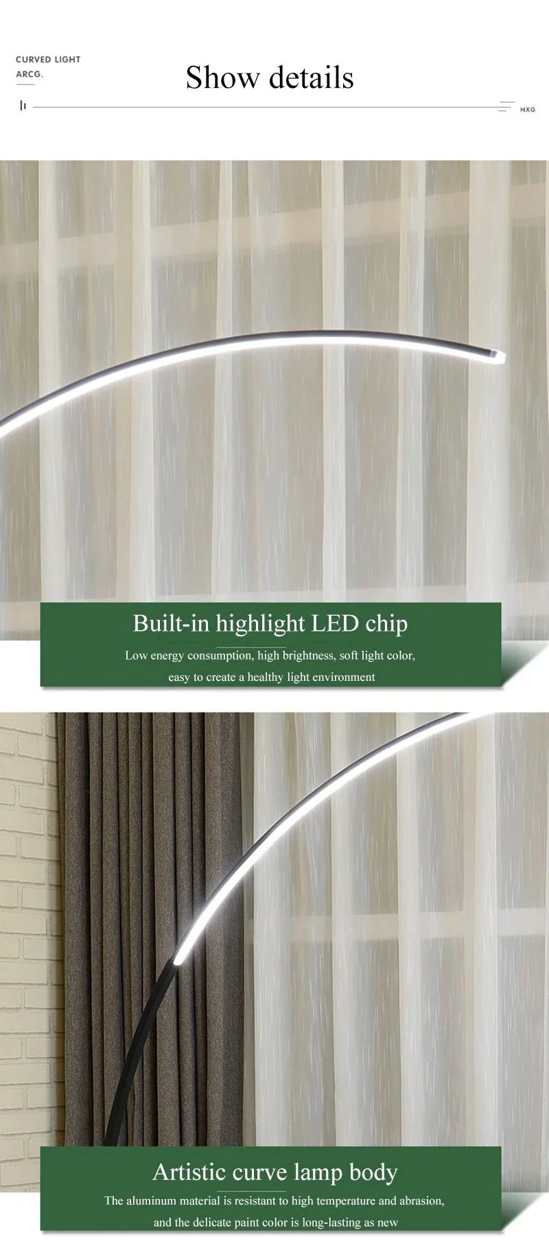 Nordic LED Corner Floor Lamp Simple Black White Floor Light For Dining Room Living Room