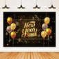 2025 Happy New Year Backdrops for Christmas Photography Decor Background Fireworks Celebrate Party Family Poster Photo Props